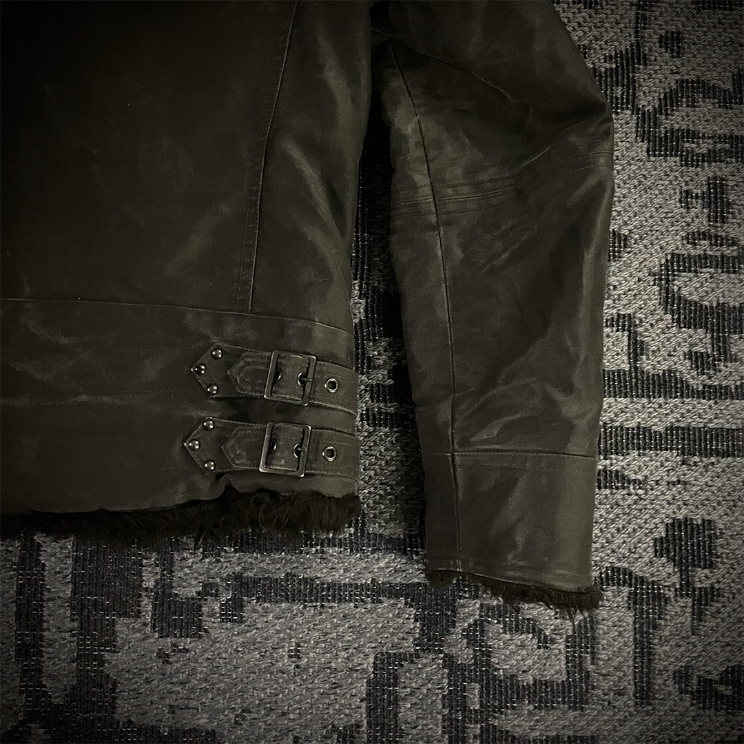 Schlussel Waxed Fur Jacket