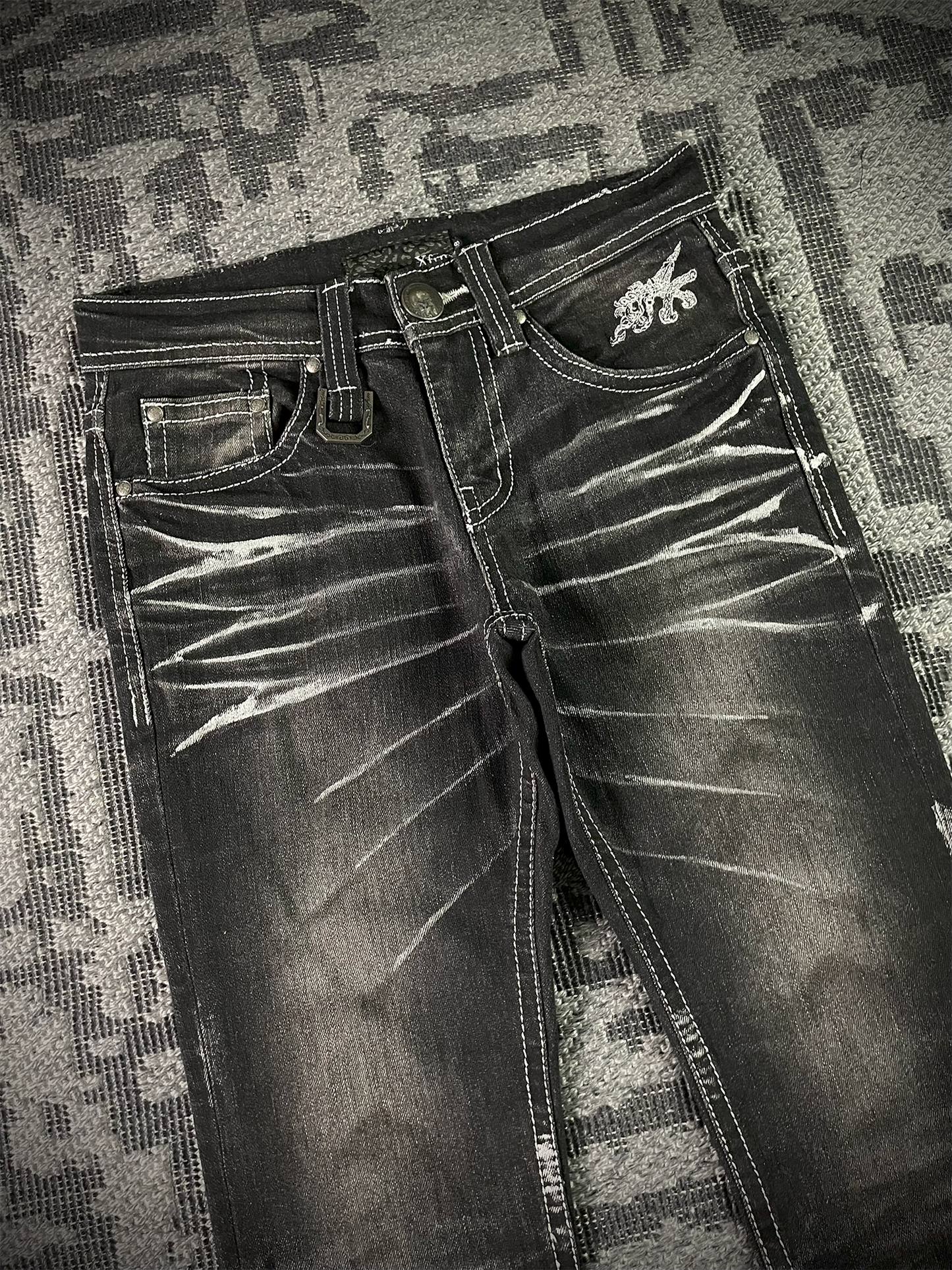 Xfrm Whiskered Skinny Jeans