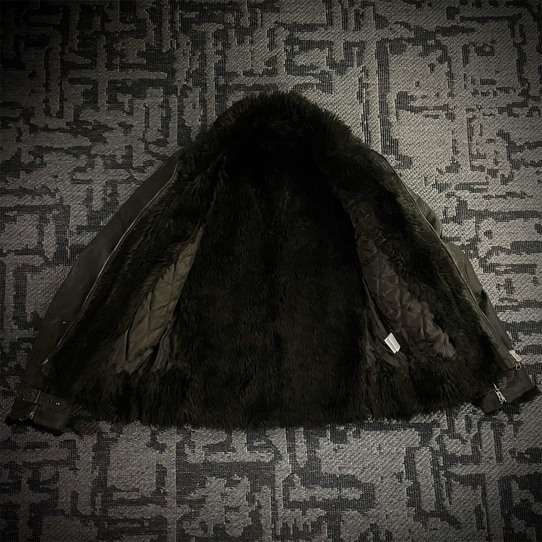 Schlussel Waxed Fur Jacket