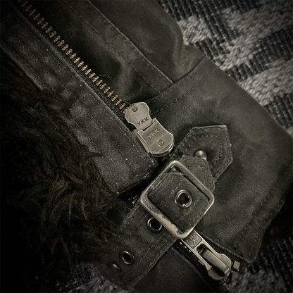 Schlussel Waxed Fur Jacket