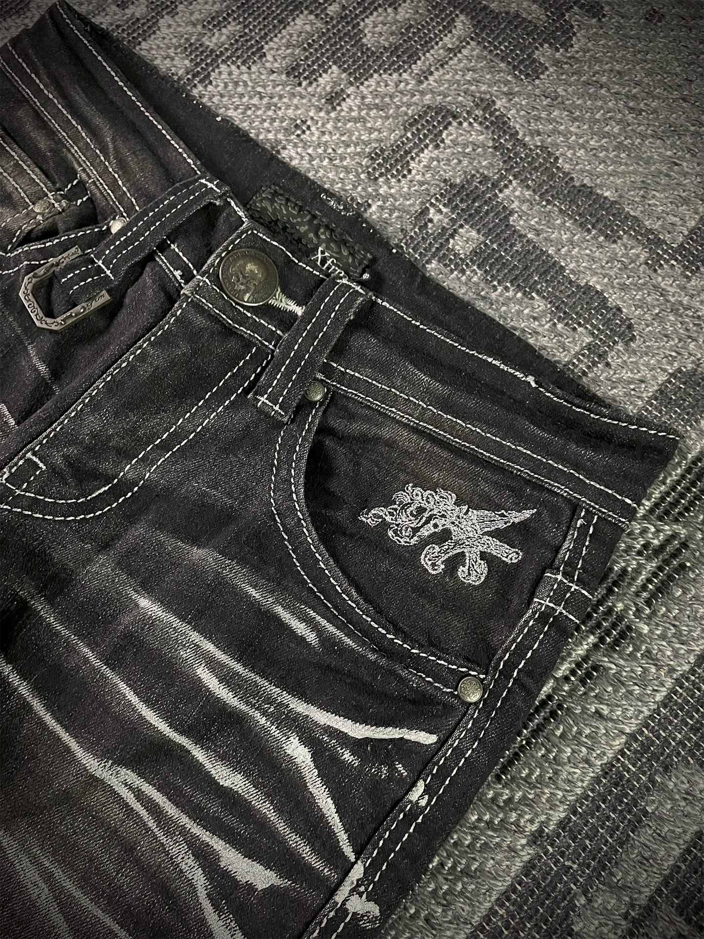 Xfrm Whiskered Skinny Jeans