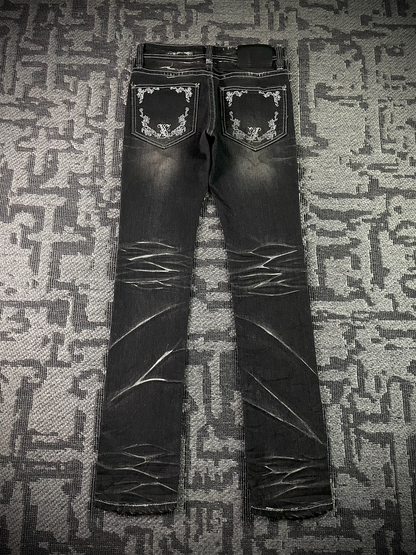 Xfrm Whiskered Skinny Jeans