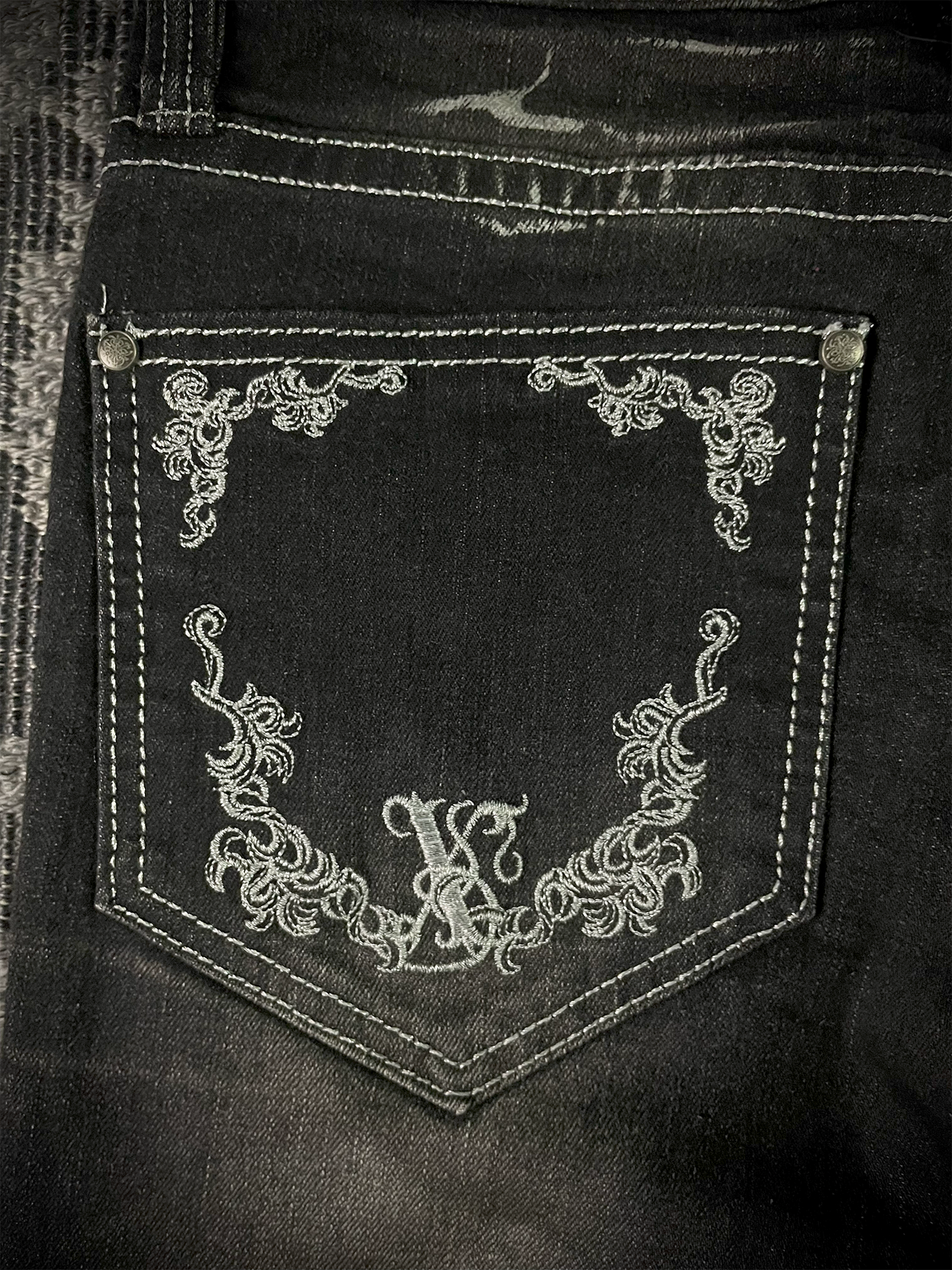 Xfrm Whiskered Skinny Jeans