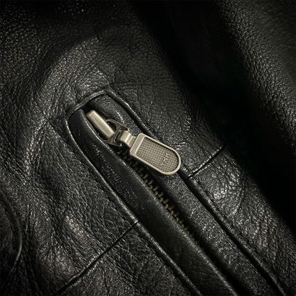 Different Rupert Multi Pocket Fur Goat Leather Jacket