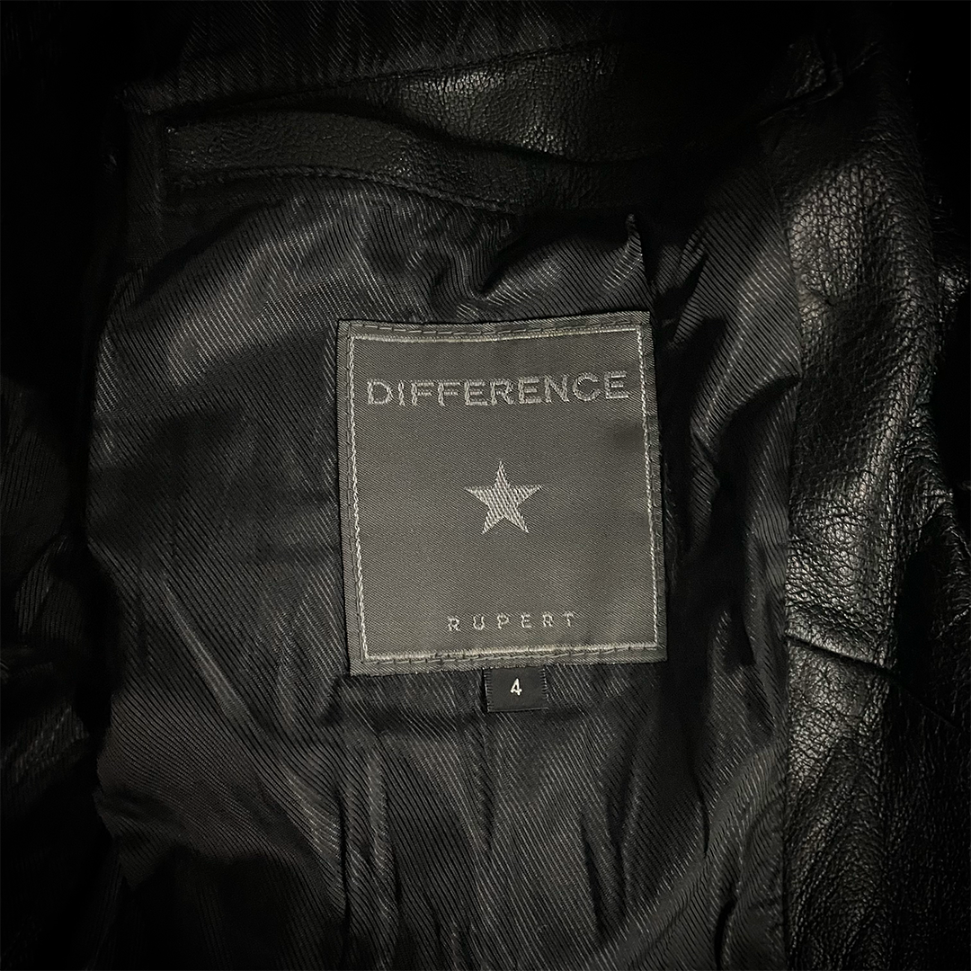 Different Rupert Multi Pocket Fur Goat Leather Jacket