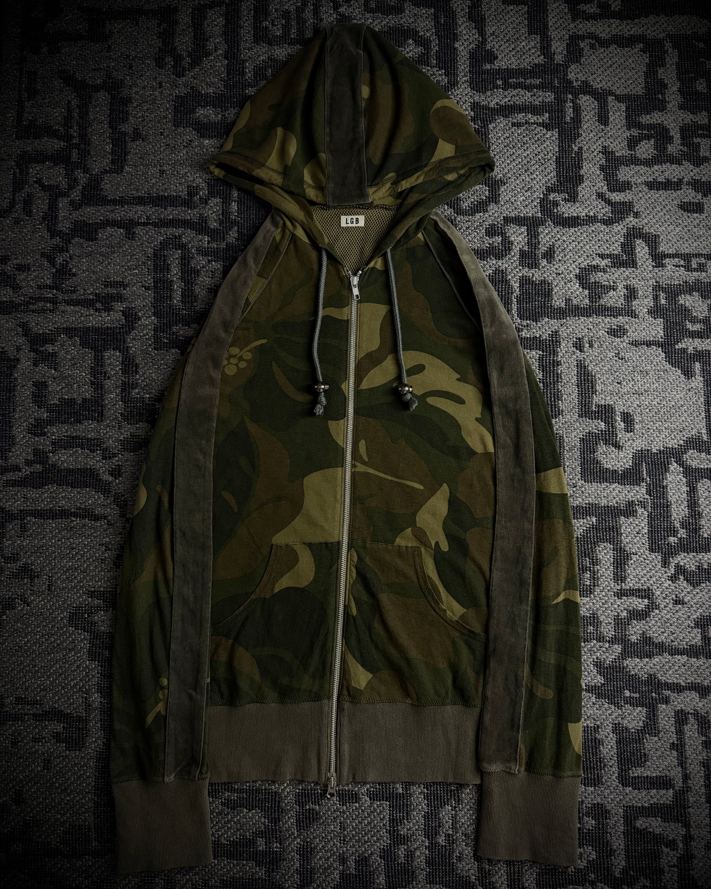 LGB Botanical Camo Zip Hoodie
