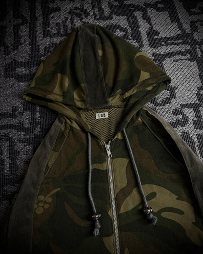 LGB Botanical Camo Zip Hoodie