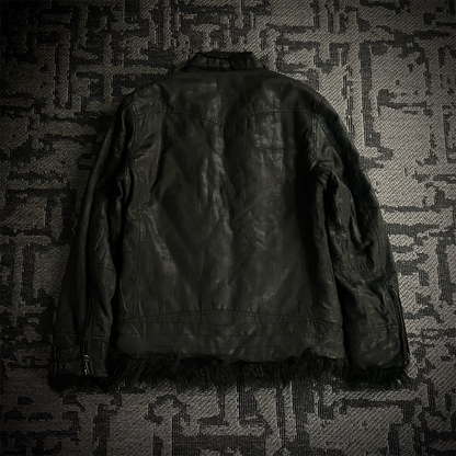 In The Attic Faux Fur Jacket Black