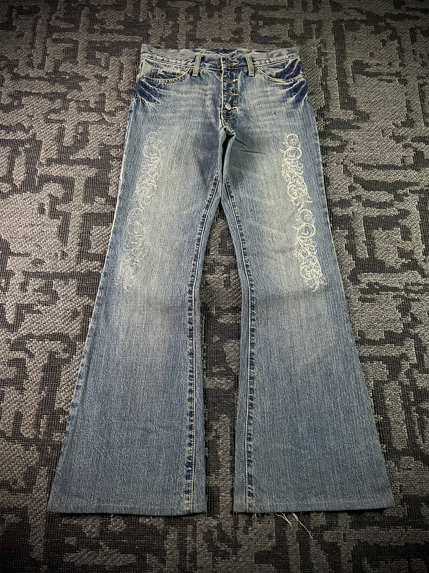 Tornado Mart Tribal Flared Denim