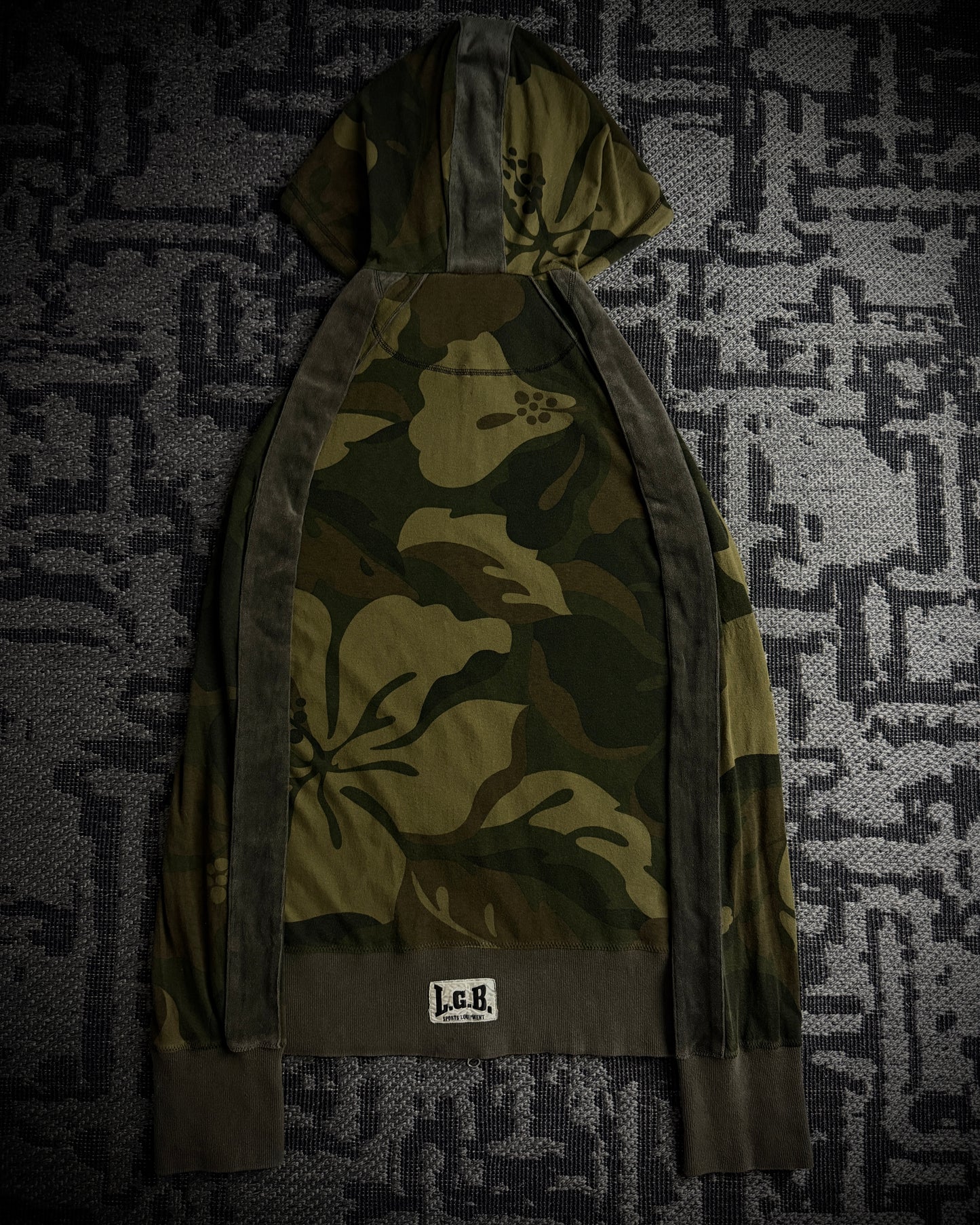 LGB Botanical Camo Zip Hoodie