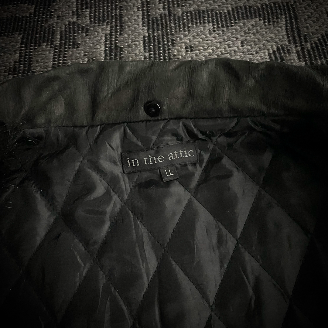 In The Attic Faux Fur Jacket Black