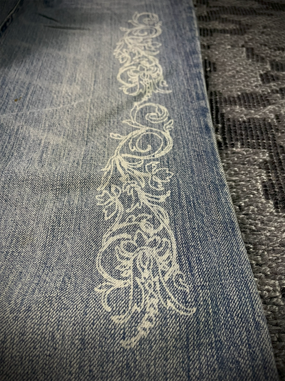 Tornado Mart Tribal Flared Denim