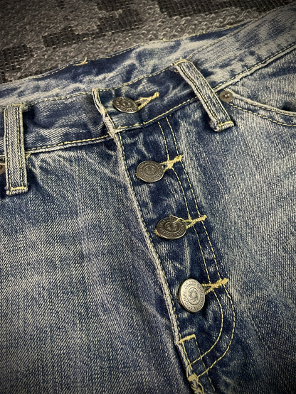 Tornado Mart Tribal Flared Denim