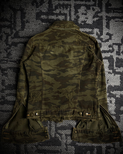LGB Detachable Zip Collar Camo Jacket