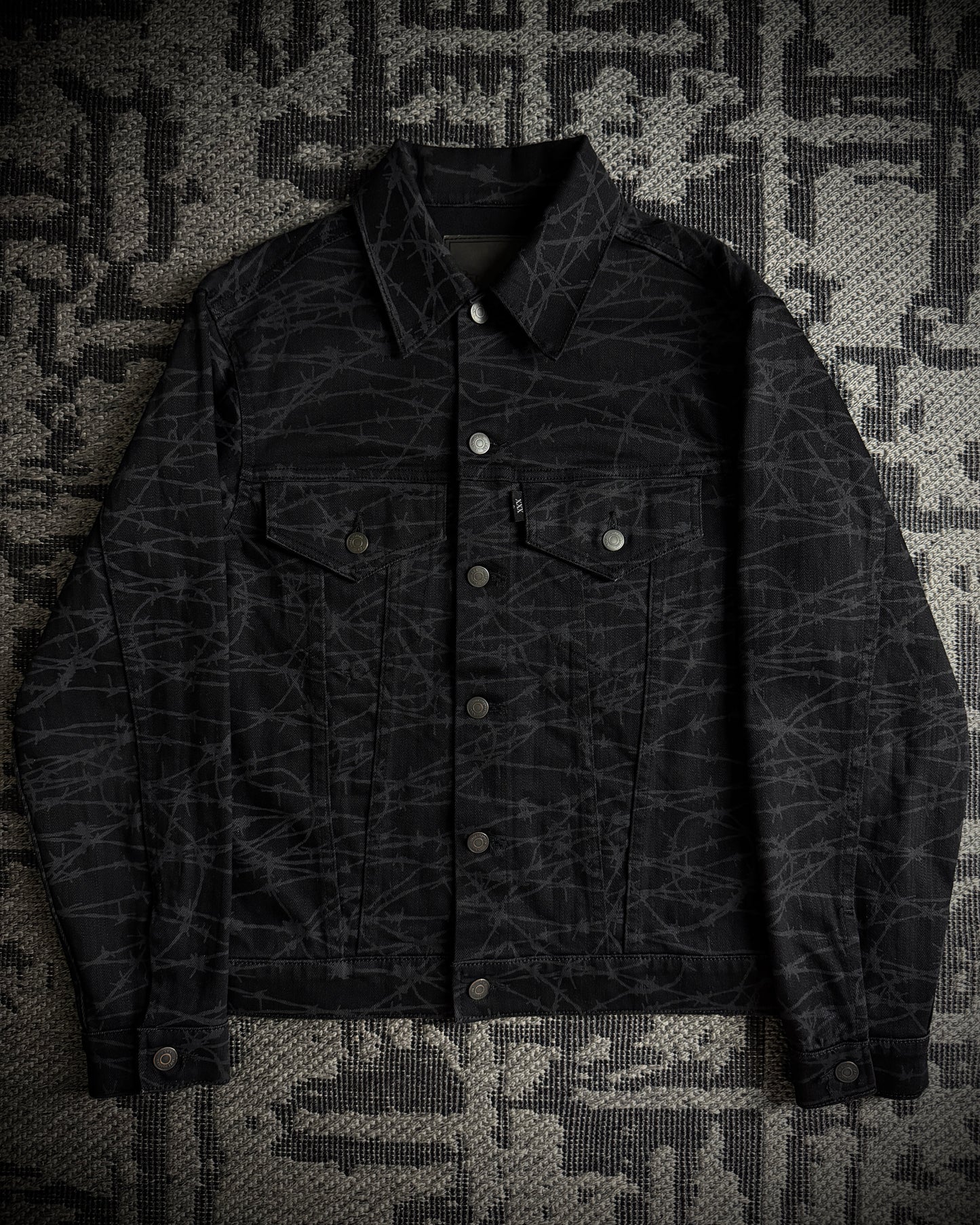 Hysteric Glamour Barbed Wire Trucker Jacket