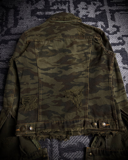 LGB Detachable Zip Collar Camo Jacket