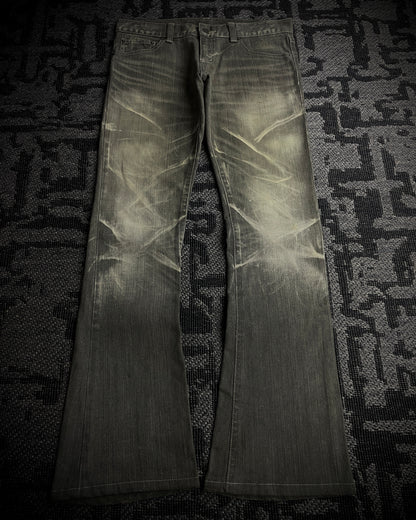 Tornado Mart Clawmask Gray Boot Cut Jeans