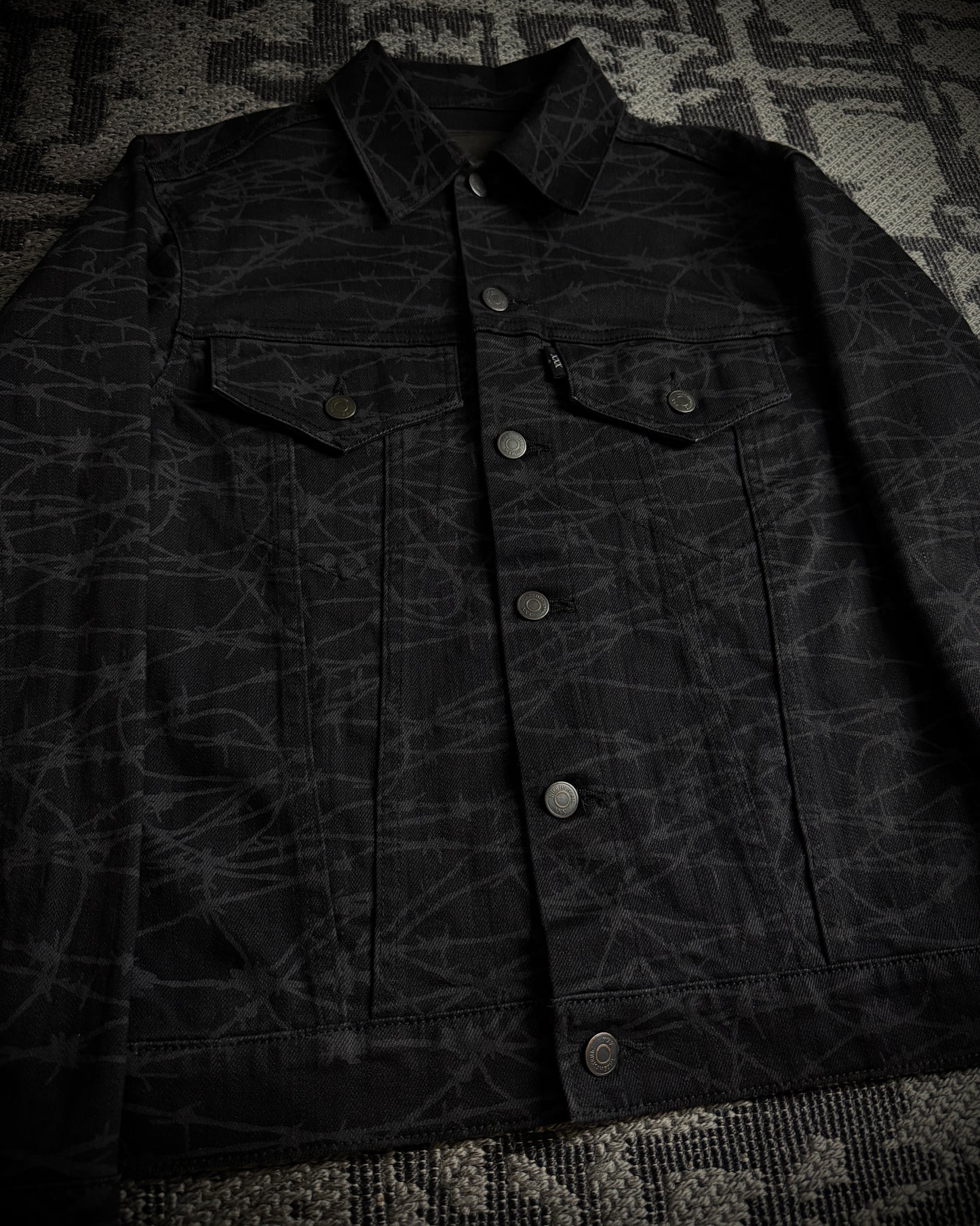 Hysteric Glamour Barbed Wire Trucker Jacket