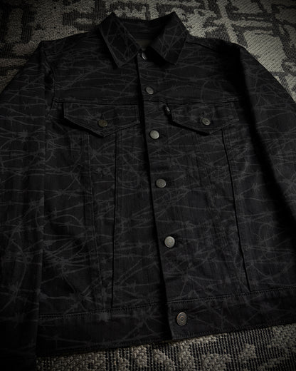 Hysteric Glamour Barbed Wire Trucker Jacket