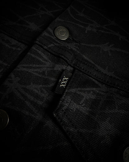 Hysteric Glamour Barbed Wire Trucker Jacket