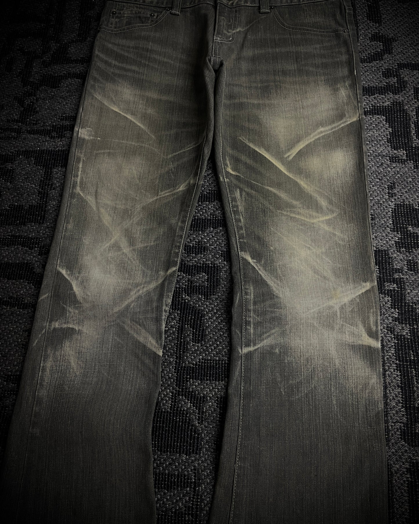 Tornado Mart Clawmask Gray Boot Cut Jeans