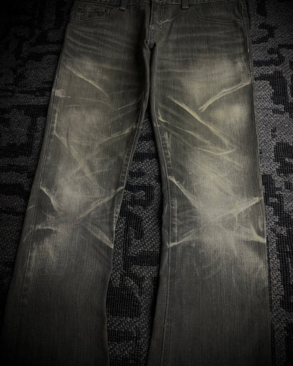 Tornado Mart Clawmask Gray Boot Cut Jeans