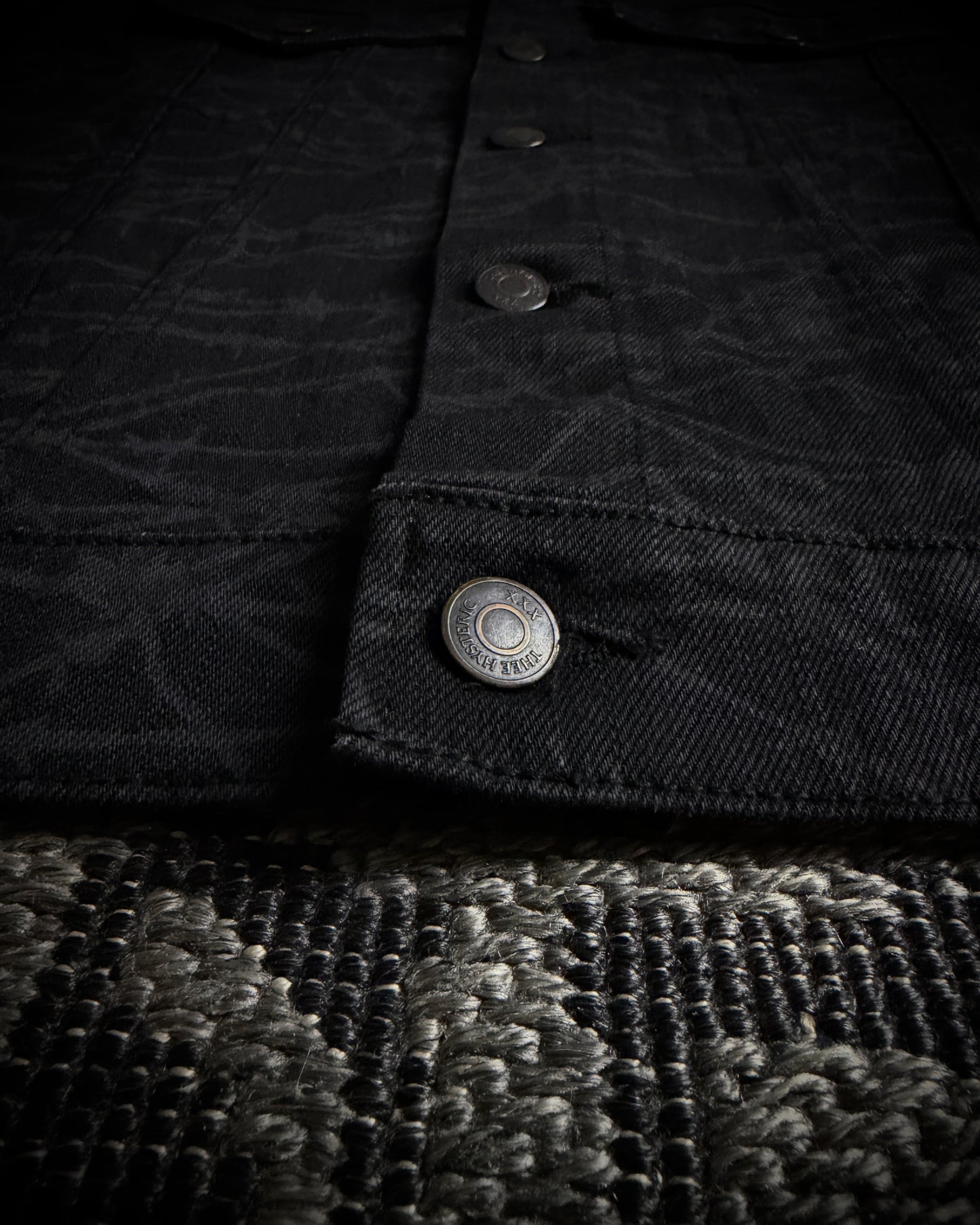 Hysteric Glamour Barbed Wire Trucker Jacket