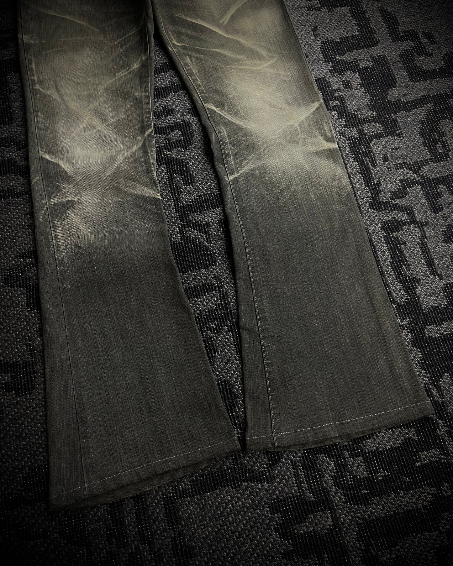 Tornado Mart Clawmask Gray Boot Cut Jeans