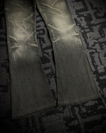 Tornado Mart Clawmask Gray Boot Cut Jeans