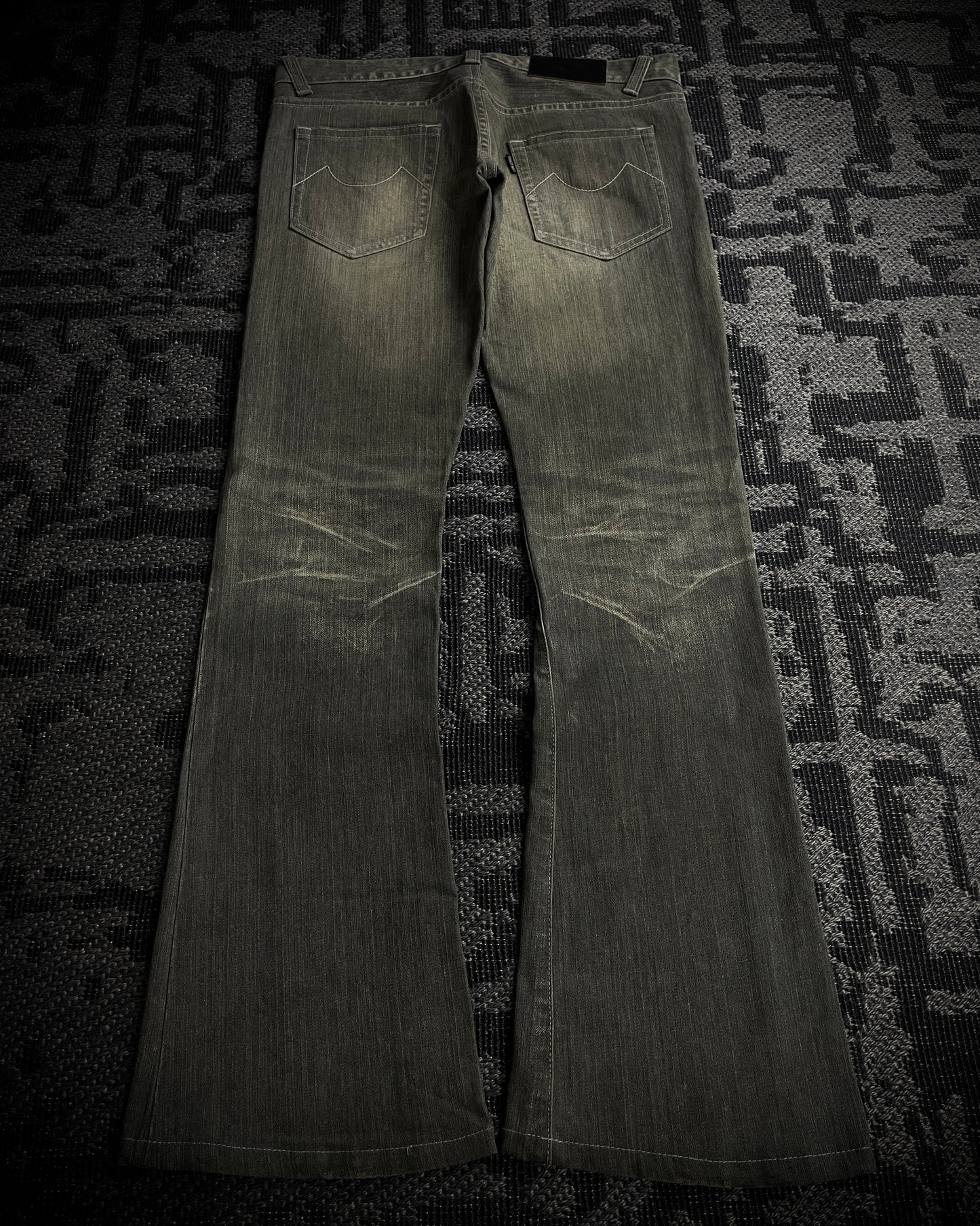 Tornado Mart Clawmask Gray Boot Cut Jeans