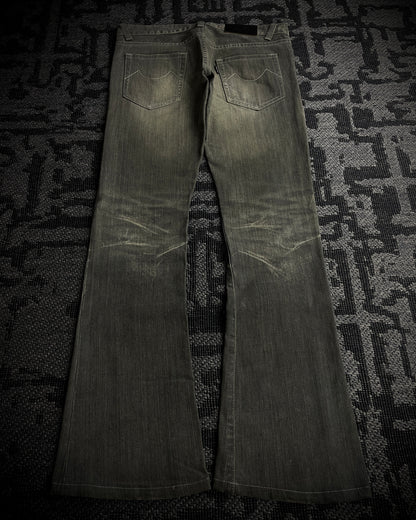 Tornado Mart Clawmask Gray Boot Cut Jeans