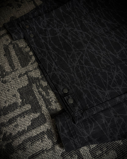 Hysteric Glamour Barbed Wire Trucker Jacket