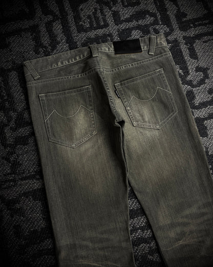 Tornado Mart Clawmask Gray Boot Cut Jeans