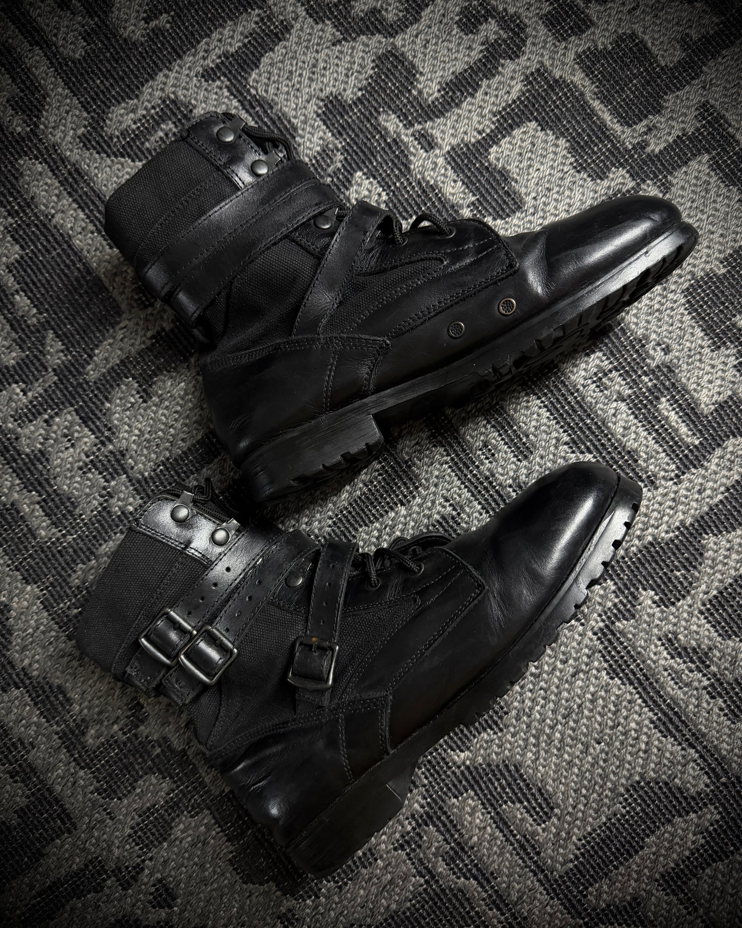 Number (N)ine SS2006 Strap Military Boots