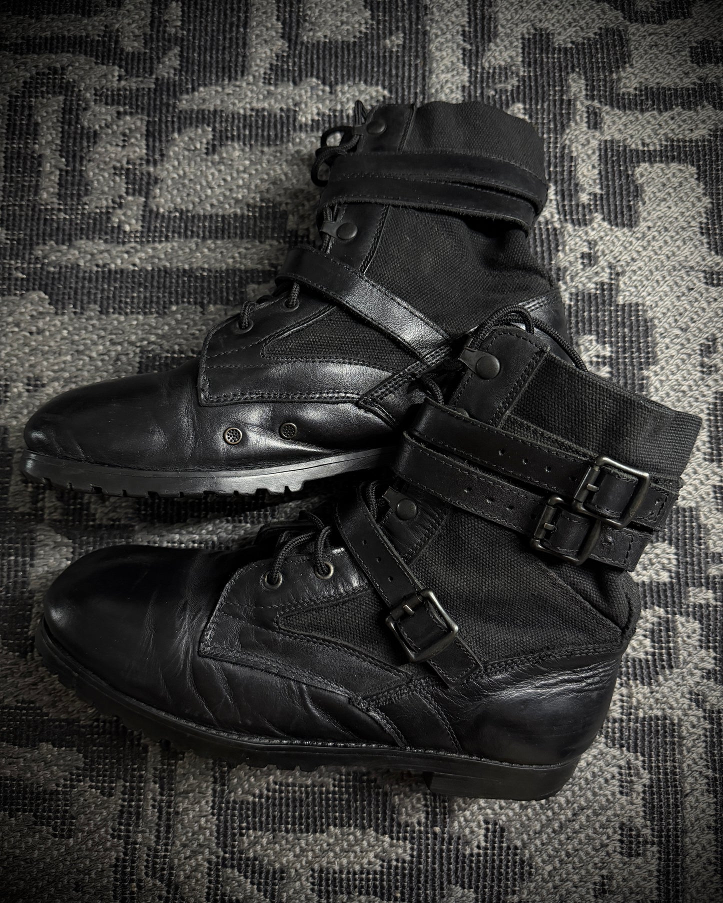 Number (N)ine SS2006 Strap Military Boots