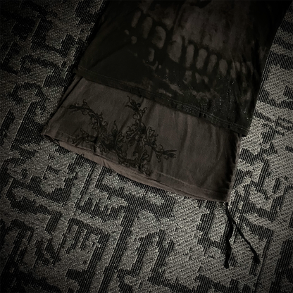 Rare Midas Skull Glitter Polo Shirt