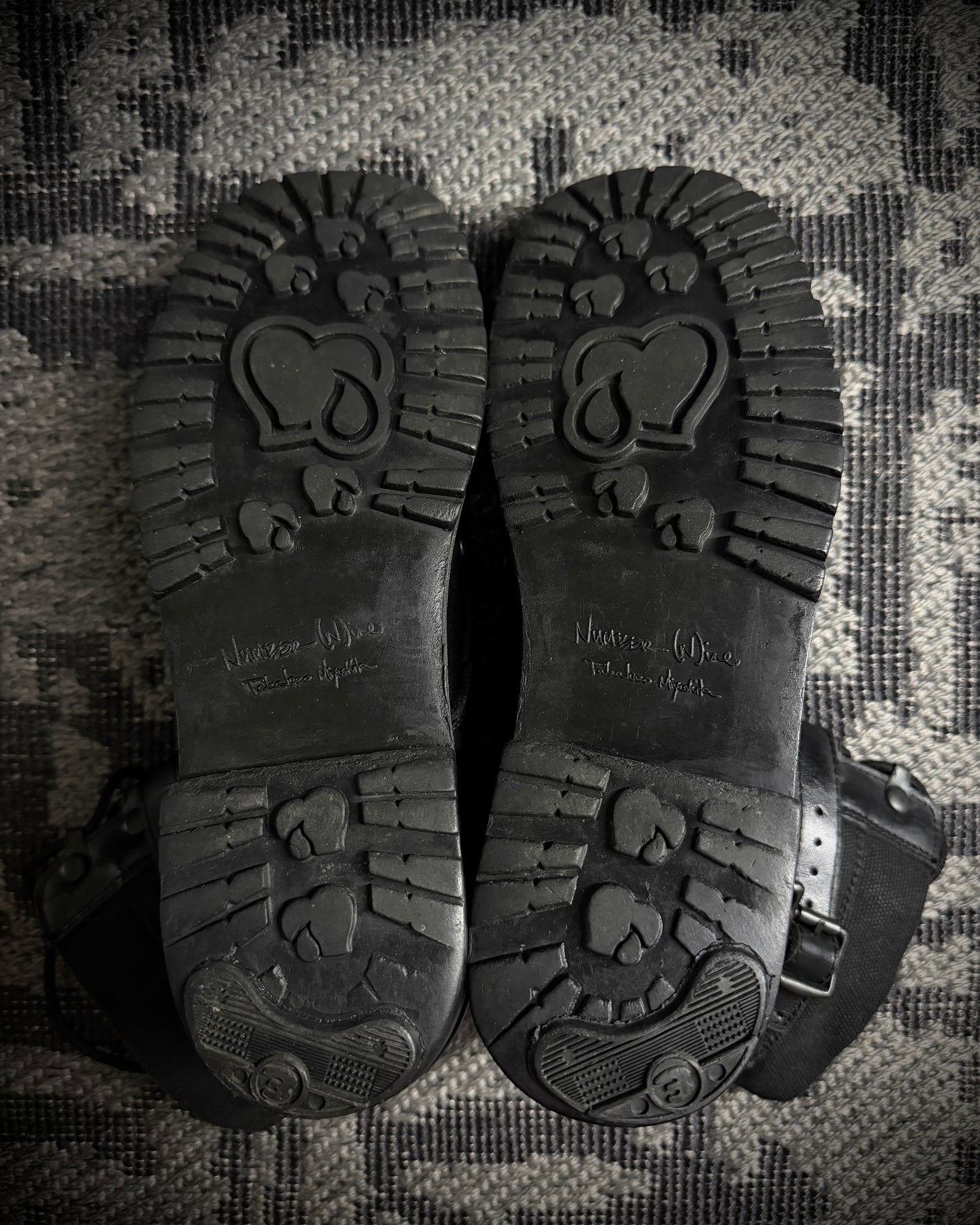 Number (N)ine SS2006 Strap Military Boots