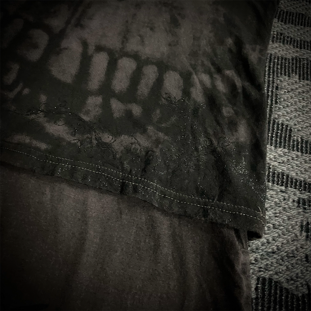 Rare Midas Skull Glitter Polo Shirt