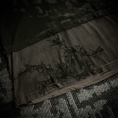 Rare Midas Skull Glitter Polo Shirt