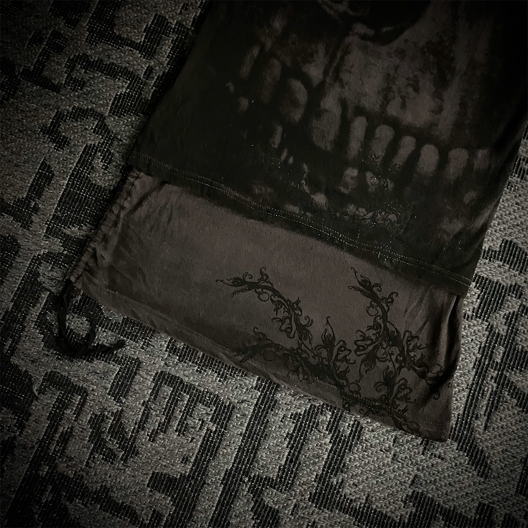 Rare Midas Skull Glitter Polo Shirt