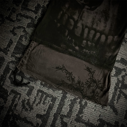 Rare Midas Skull Glitter Polo Shirt