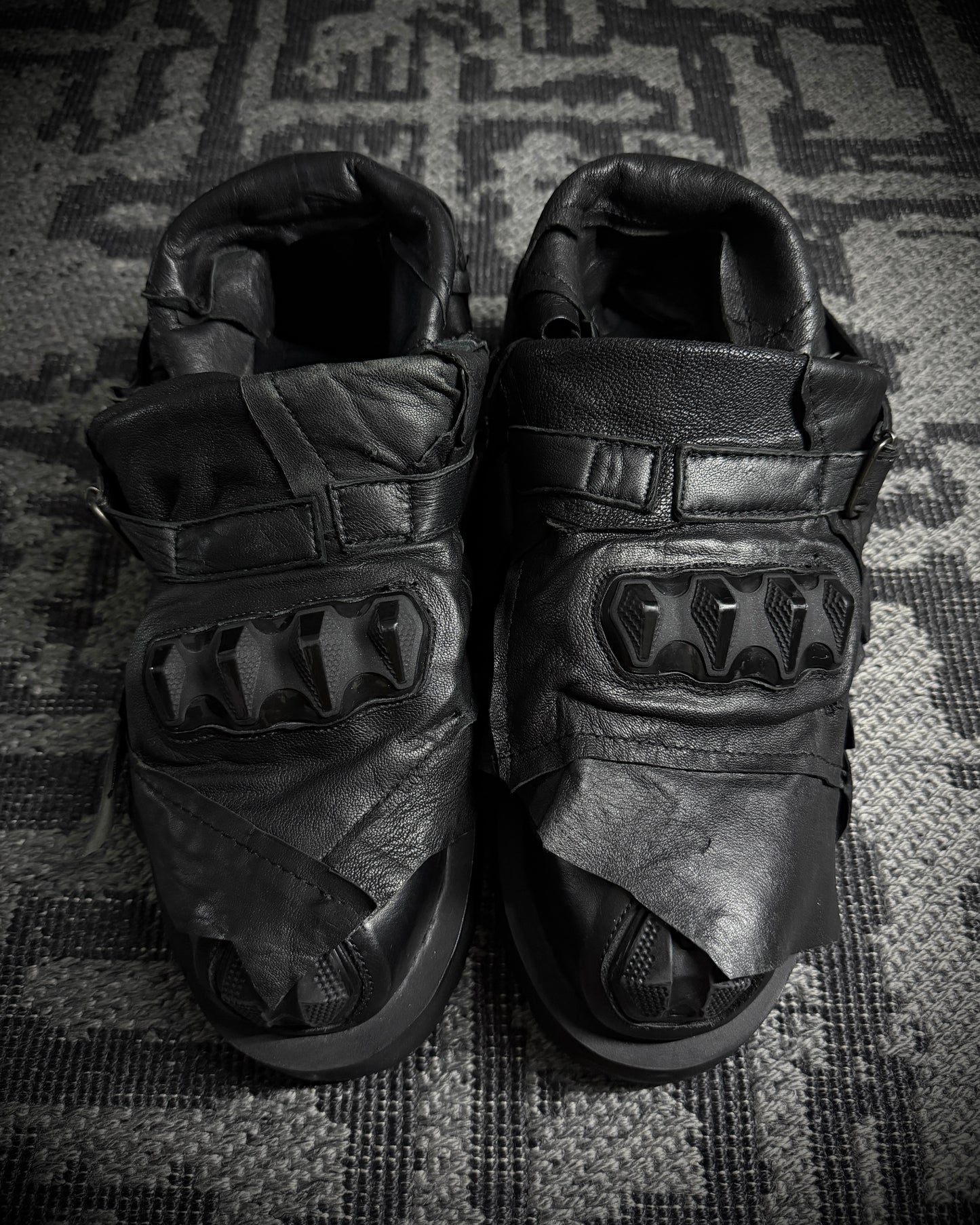 Yasuyuki Ishii Armored Leather Combat Boots
