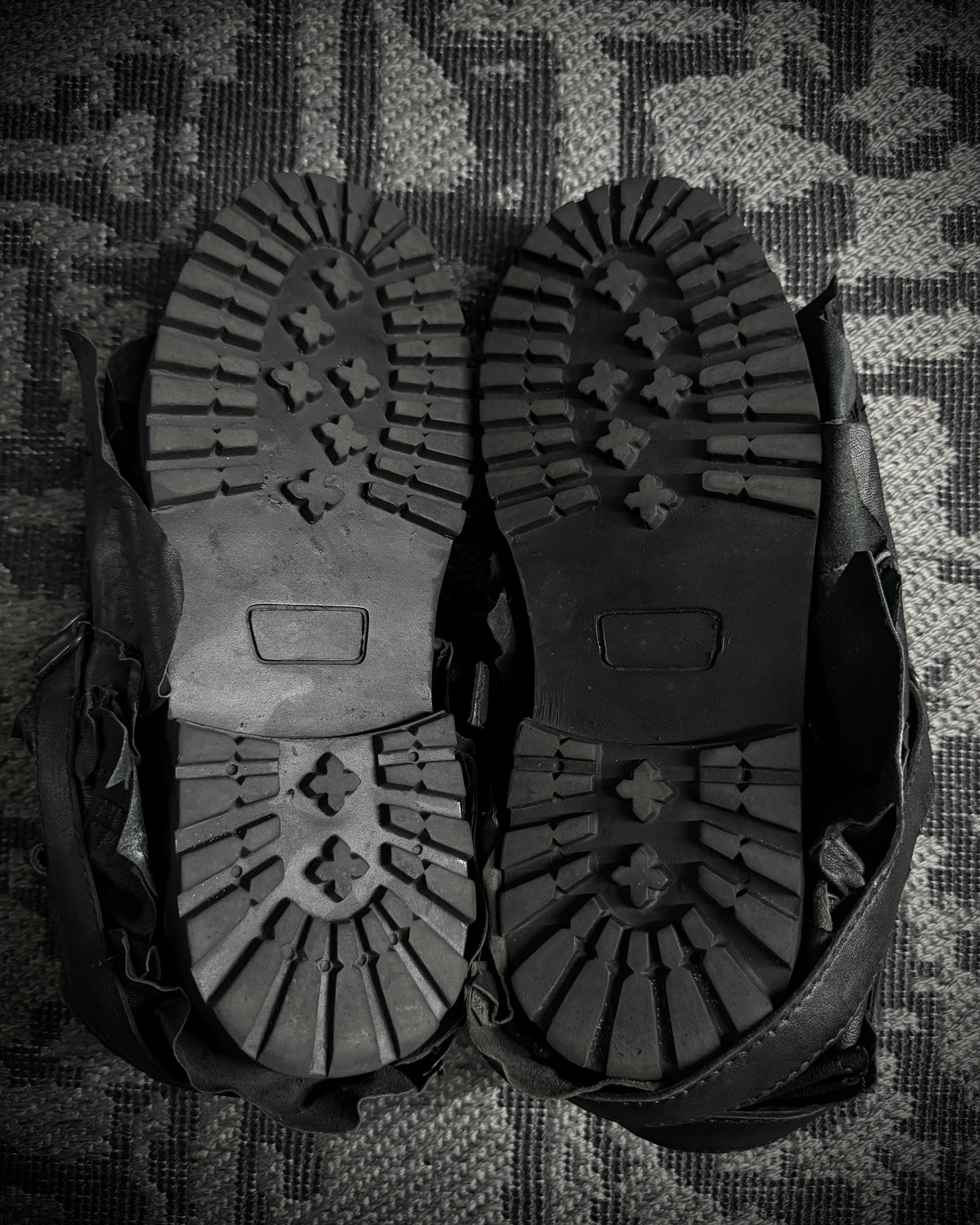 Yasuyuki Ishii Armored Leather Combat Boots