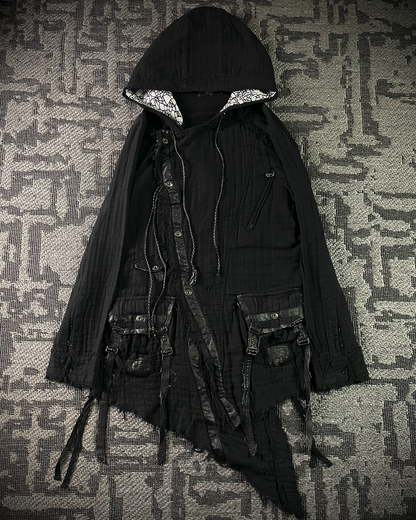 Rings Asymmetric Damage Hoodie