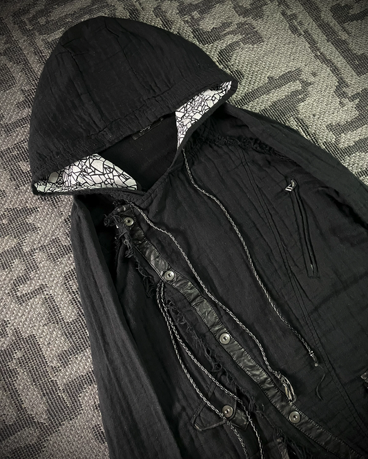 Rings Asymmetric Damage Hoodie