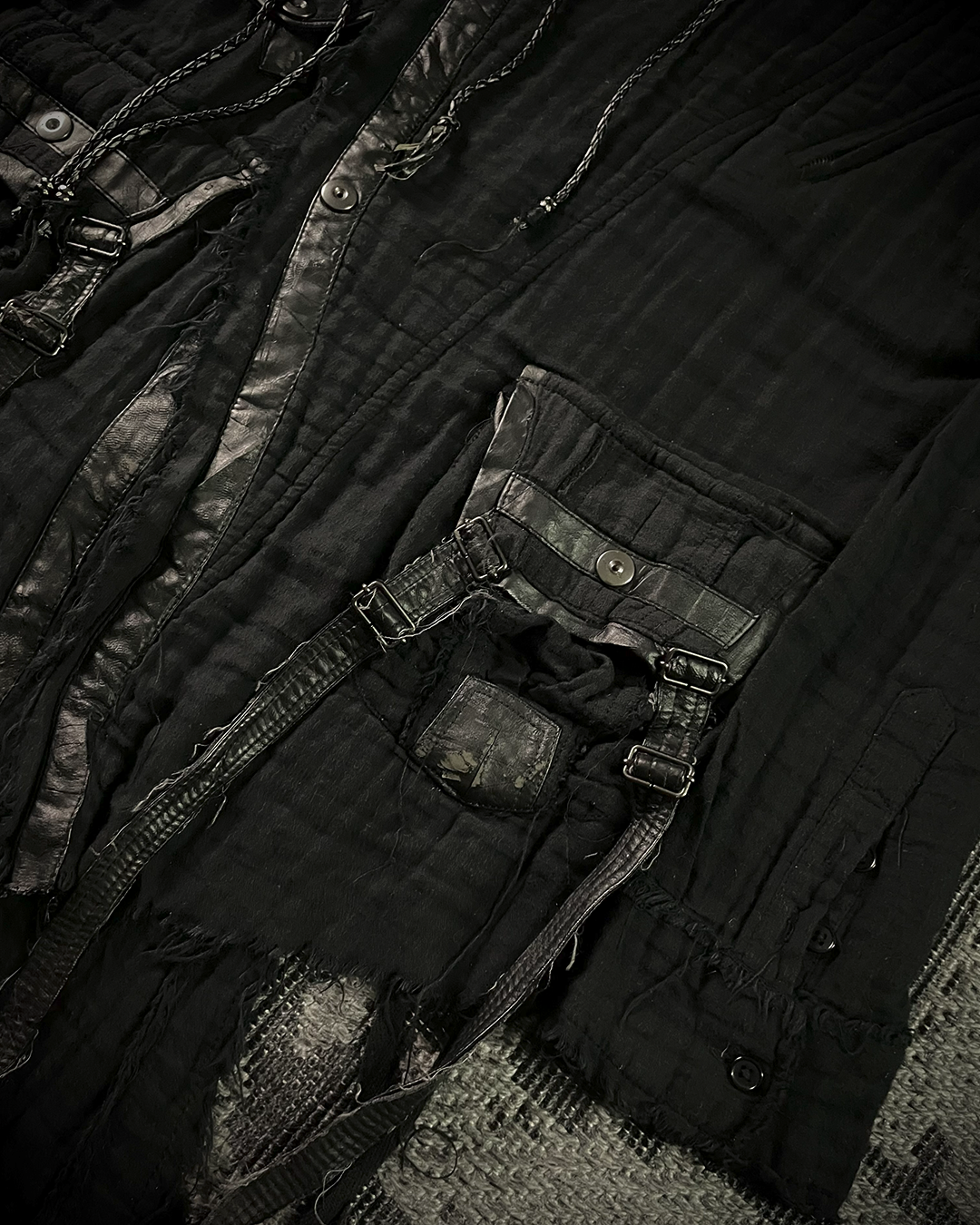 Rings Asymmetric Damage Hoodie