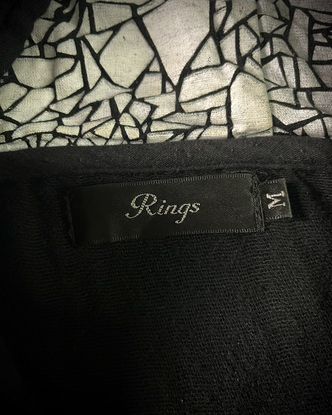 Rings Asymmetric Damage Hoodie