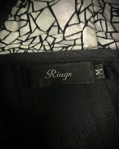 Rings Asymmetric Damage Hoodie