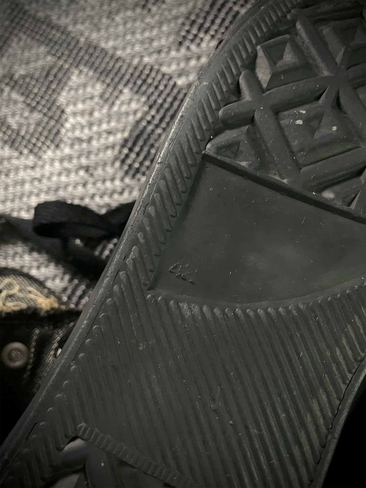 PPFM Denim Distressed High Top Sneaker