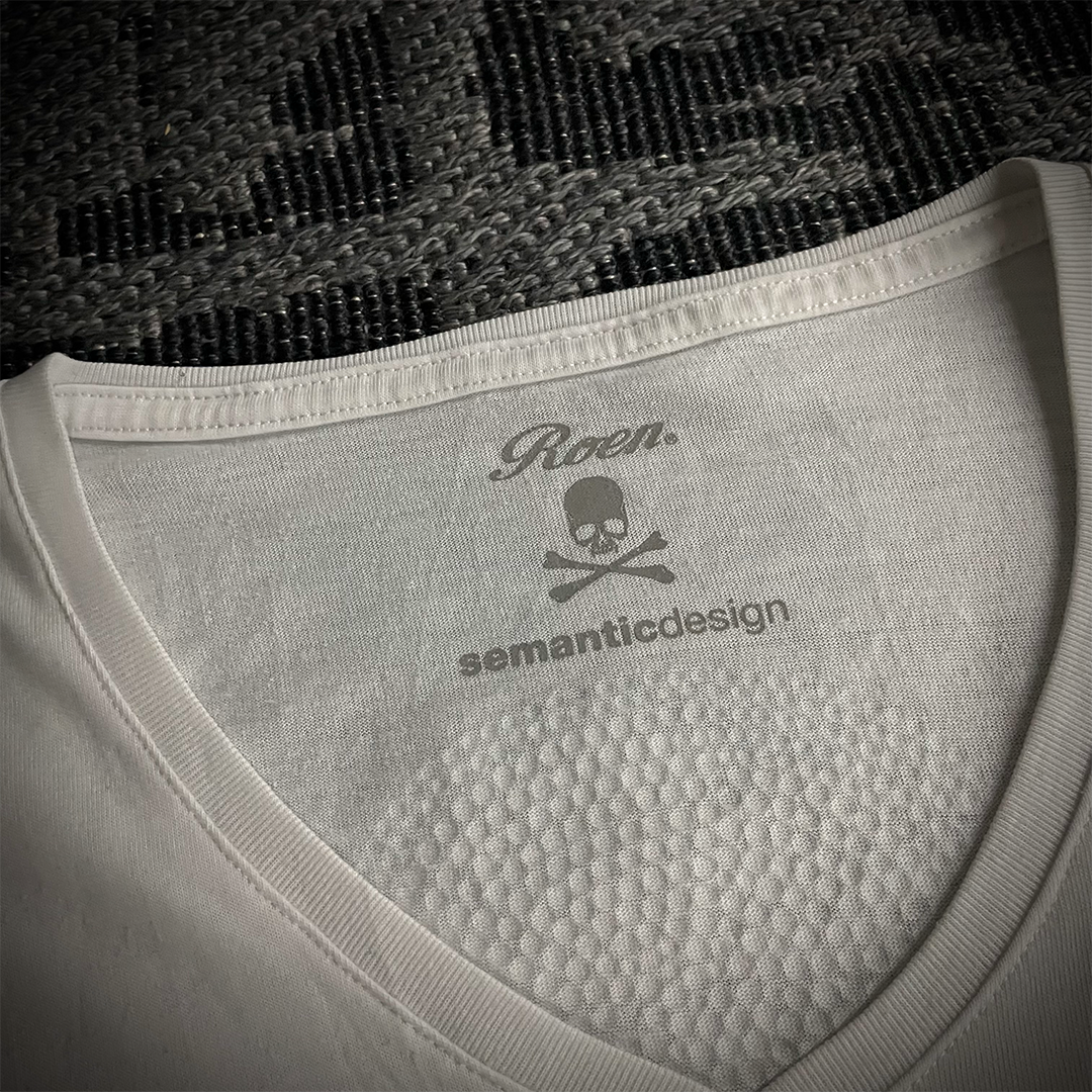 Roen x semantic design Skull Stud Long Sleeve T-Shirt